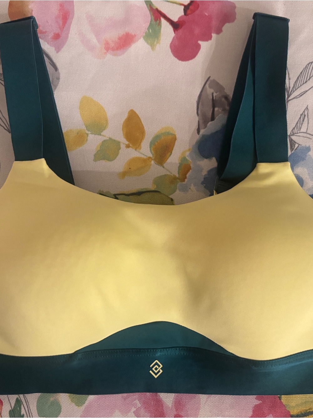 Third Love - Yellow and Teal Activewear Sportsbra